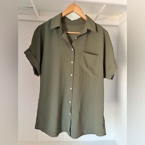 Olive Green Women’s Shirt Sz Medium